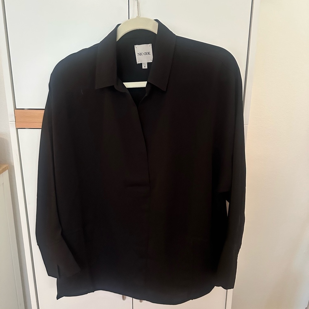 Black Nic + Zoe blouse
